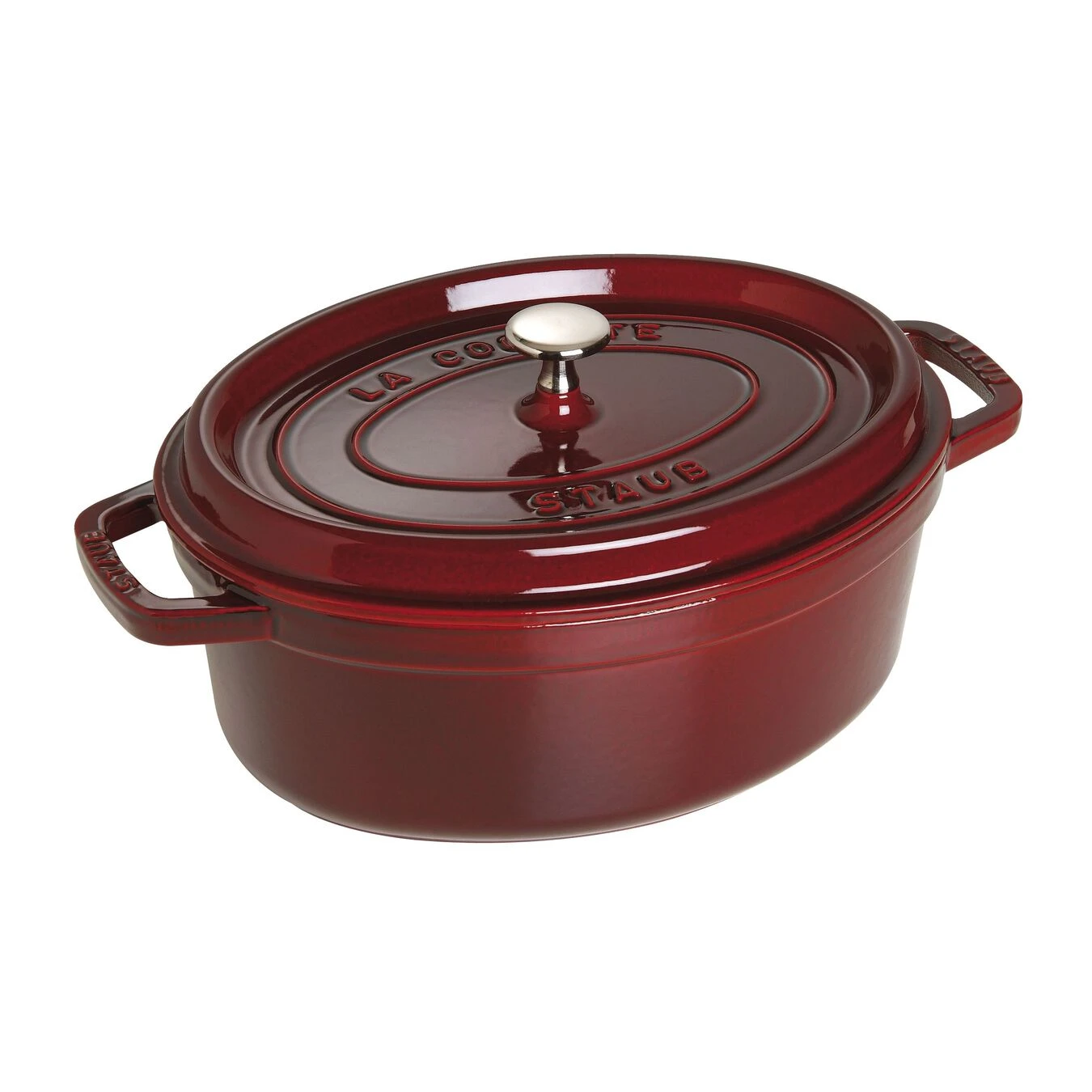 Staub Cocotte 33 Cm, Ovale, Grenadine, Fonte â Image 4