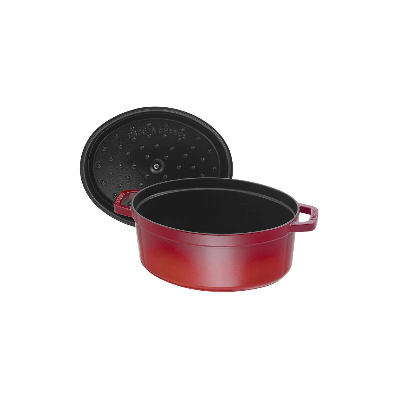 Staub Cocotte 31 Cm, Ovale, Cerise, Fonte â Image 2