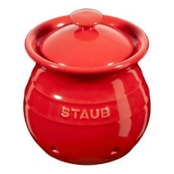 Staub Pot à Ail Cerise