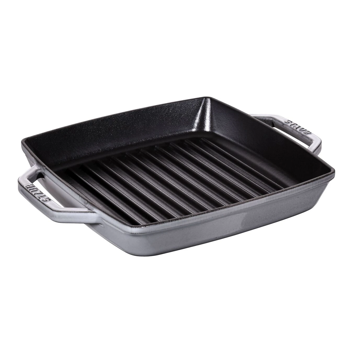 Staub Gril 23 Cm, Fonte, Gris Graphite