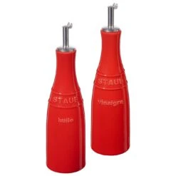 Staub Huilier Et Vinaigrier 20 Cm, Céramique, Cerise