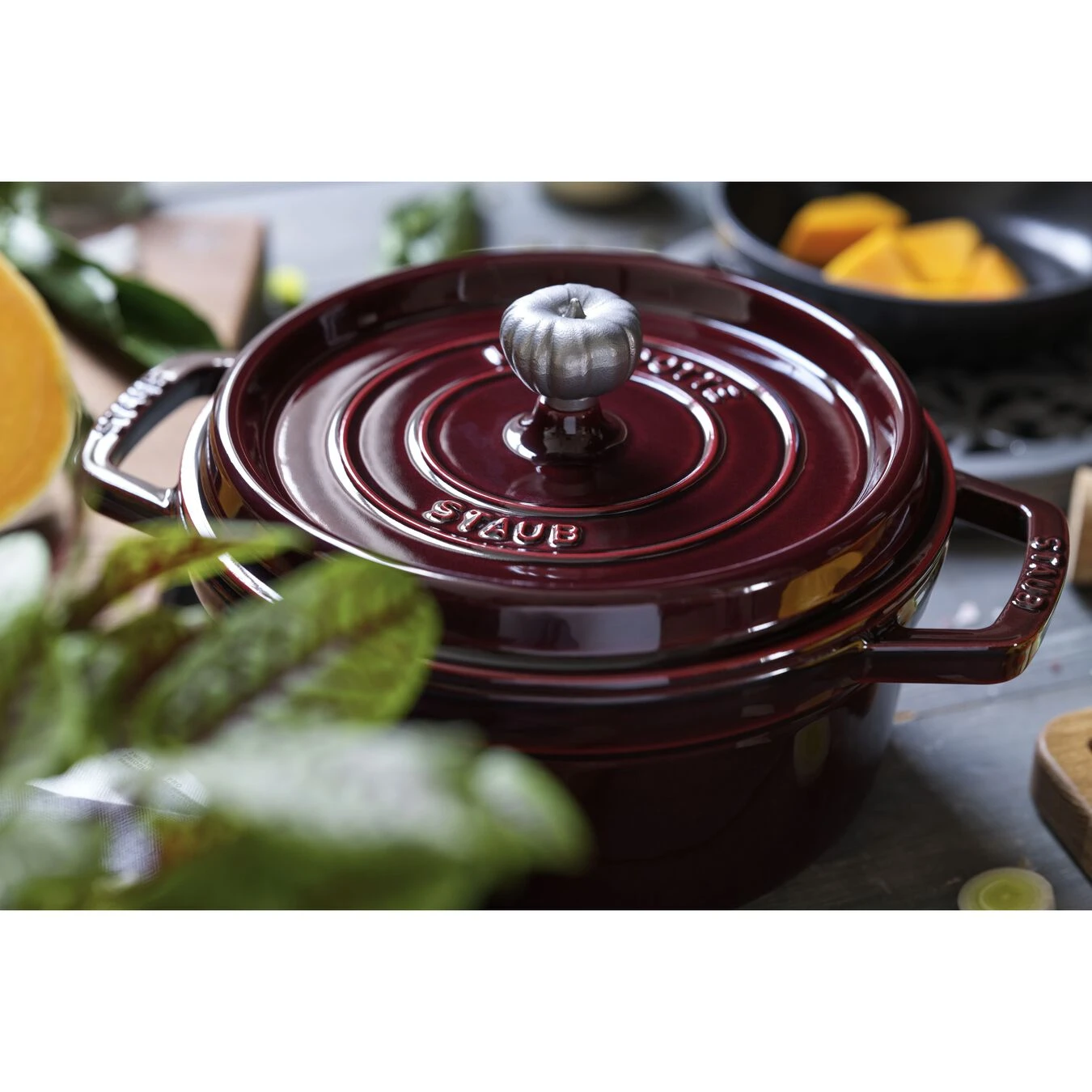 Staub Cocotte 24 Cm, Rond(e), Grenadine, Fonte â Image 4