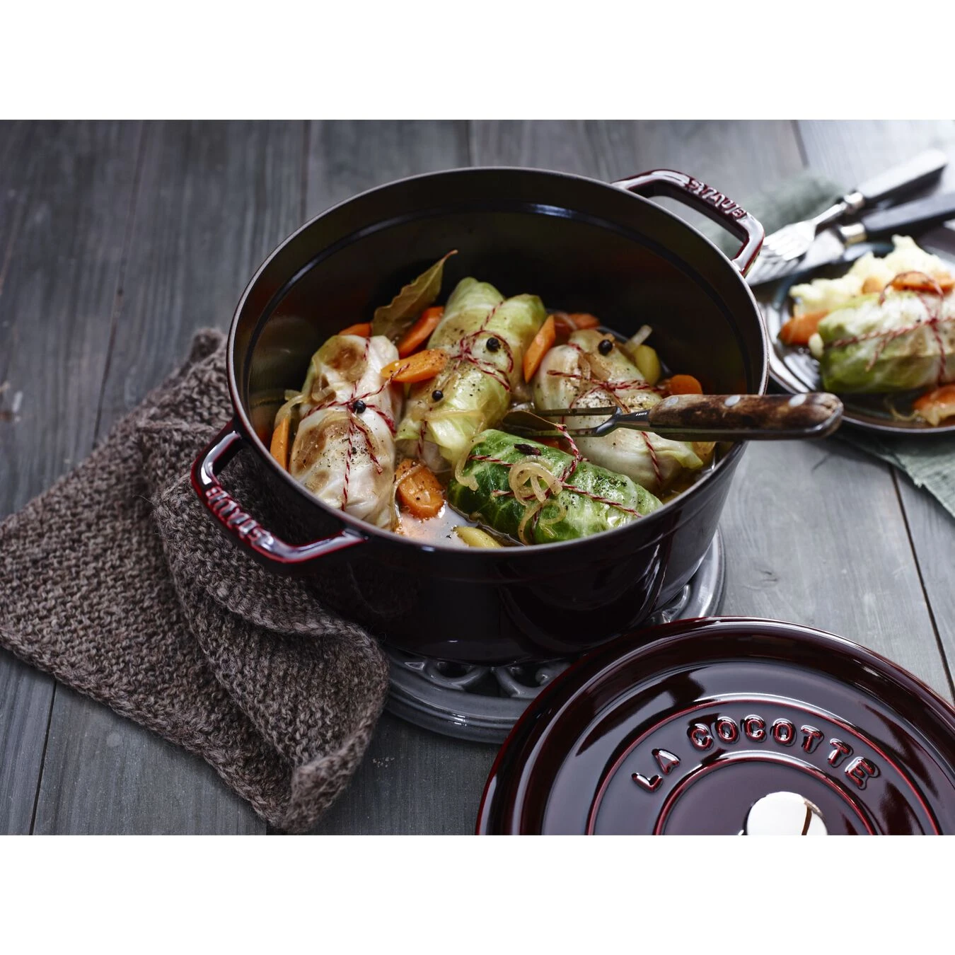 Staub Cocotte 24 Cm, Rond(e), Grenadine, Fonte â Image 5