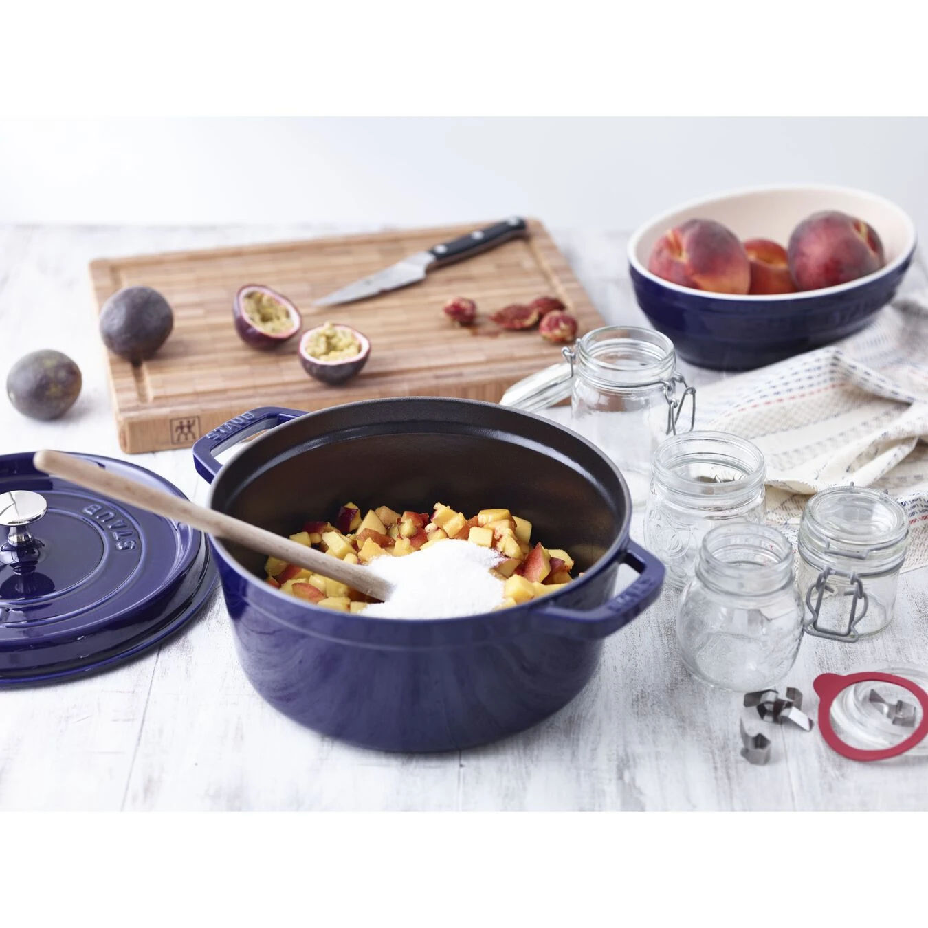 Staub Cocotte 26 Cm, Rond(e), Bleu Intense, Fonte â Image 6