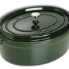 Cocotte Ovale En Fonte émaillée Staub Basilic De 31 Cm