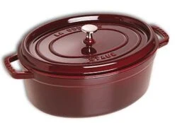 Cocotte Ovale En Fonte émaillée Staub Grenadine 33 Cm